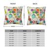 Math Symbols Numbers Formulas Pillowcase Polyester Linen Velvet Creative Zip Decorative Pillow Case Sofa Cushion Cover
