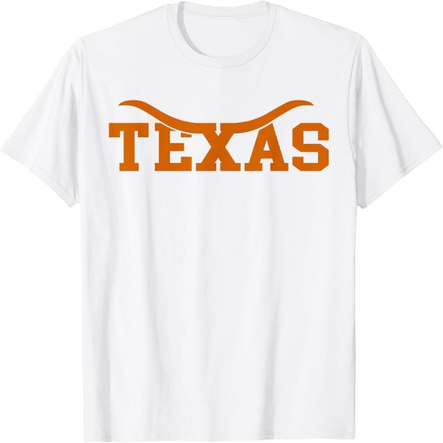 

HQDSAD Proud Texas Designs Unisex Adults T-Shirt XXXXXL білий