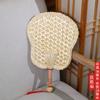 Handmade Straw Baby Mosquito Repellent Cool Cattail Leaf Fan