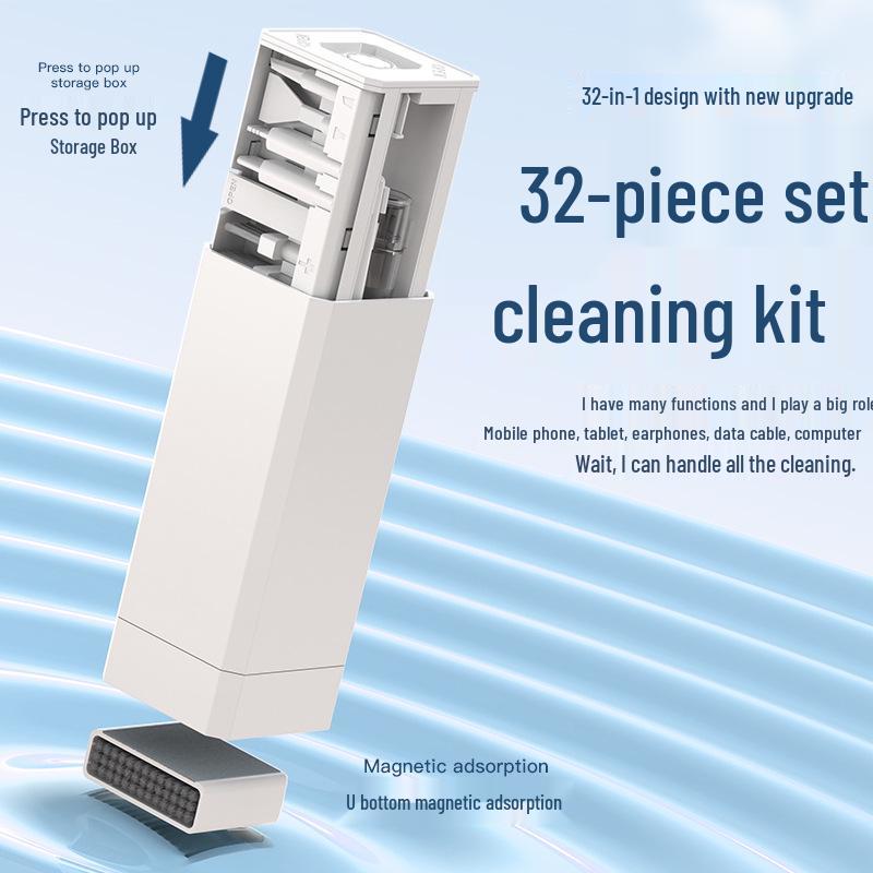 Multifunctional Cleaning Kit: Keyboard Brush, Phone Screen Dust Remover, Earphone Cleaning Pen