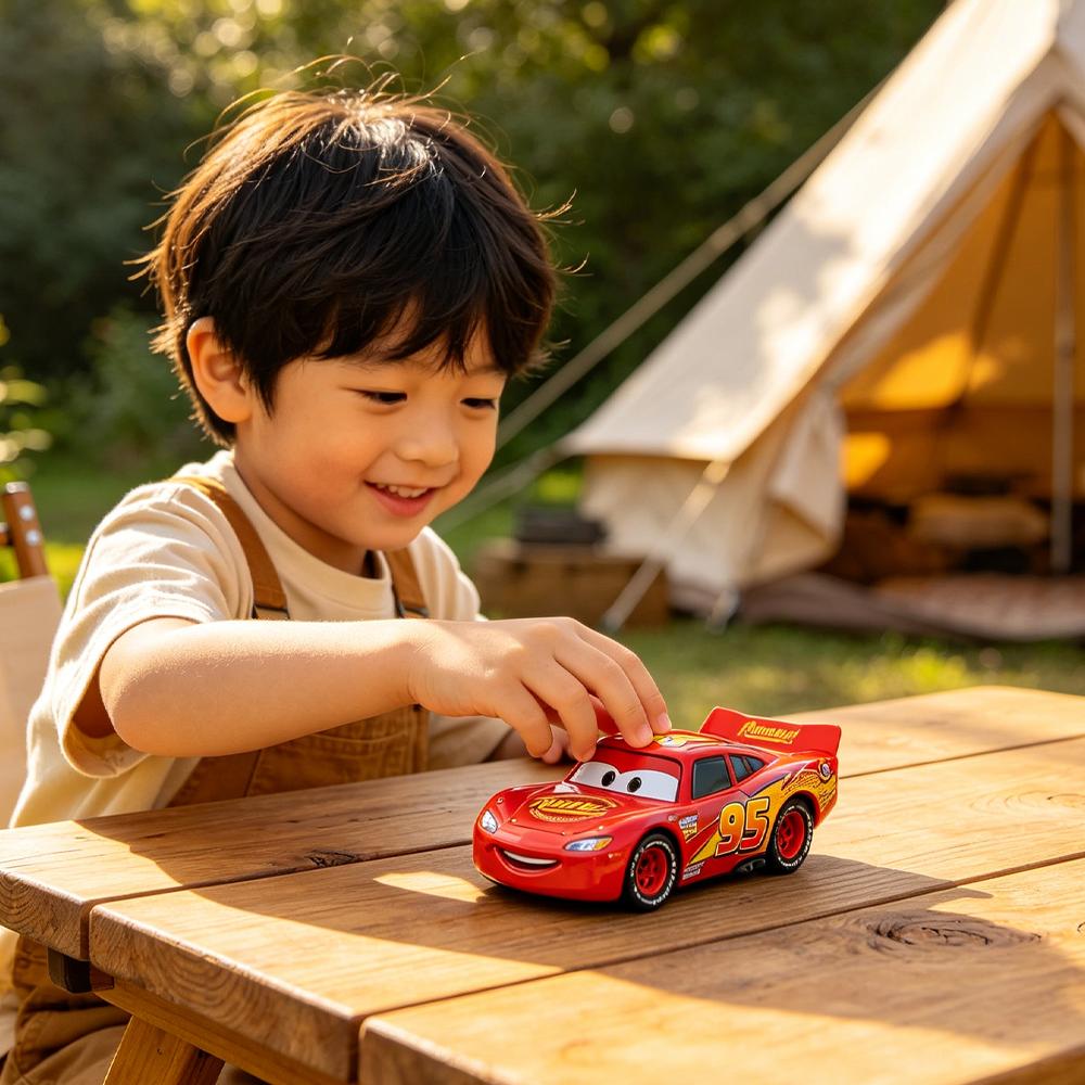 12pcs/Set Pixar Cars Lightning Mcqueen Jackson Storm Mater Pvc Model Back-Force Car Toy For Kids Birthday Gift Set