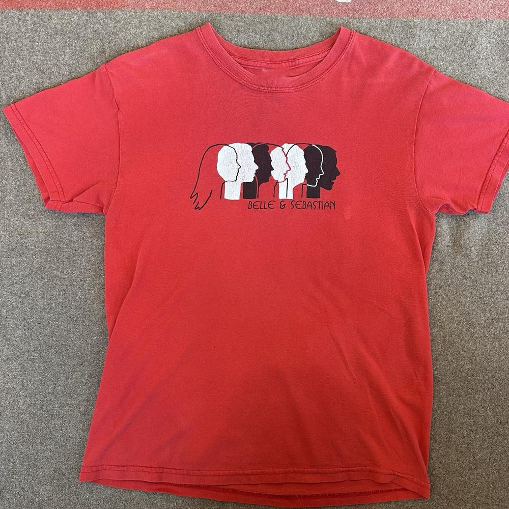 

Vintage BELLE SEBASTIAN Red T Shirt All Size S5XL Gift For Fan HH1000 Unisex T-Shirt M