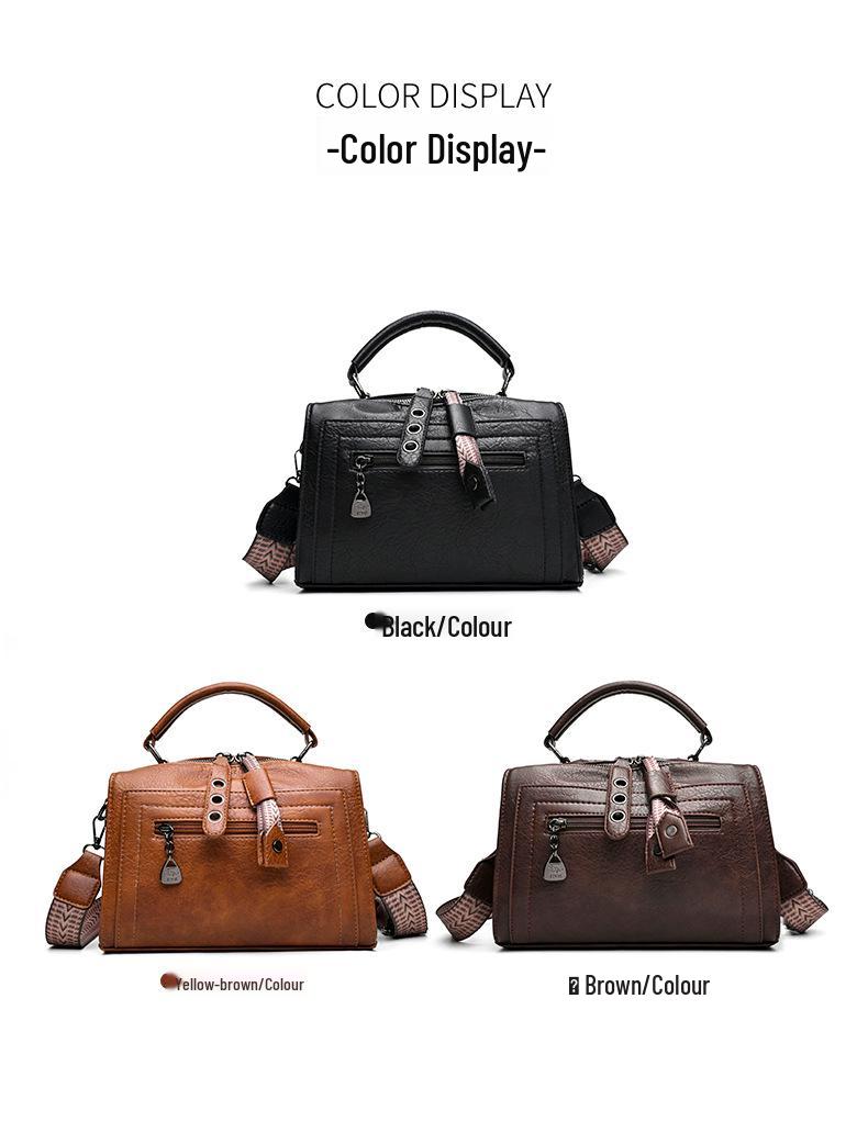 Women's Crossbody & Shoulder Bag - High-End, Large-Capacity Boston Commuting Bag