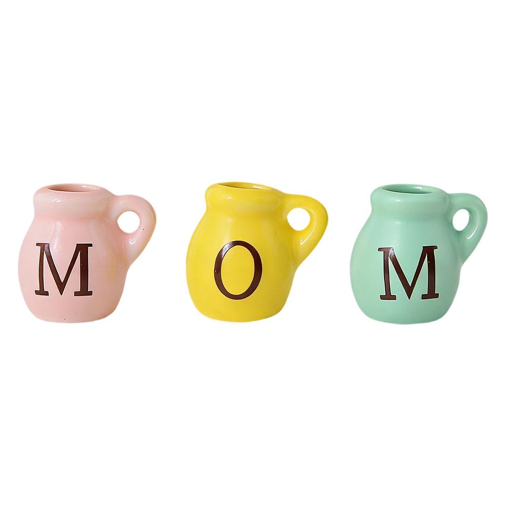Ceramic Vase Fridge Magnets – 3D Flower Vase Refrigerator Magnets With Fake Flowers, Cute Kitchen & Home Decor, Unique Birthday For Mom & Women