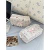 Bear Sweetheart Quilted Storage Bag With Zipper For Students And Daily Use