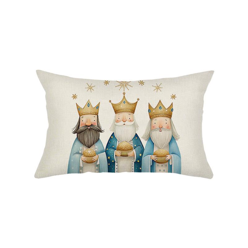 

Рождественская тематическая атмосфера Набор наволочек с принтом Праздничное украшение Прямоугольная подушка 30 * 50Cm (excluding pillow core)