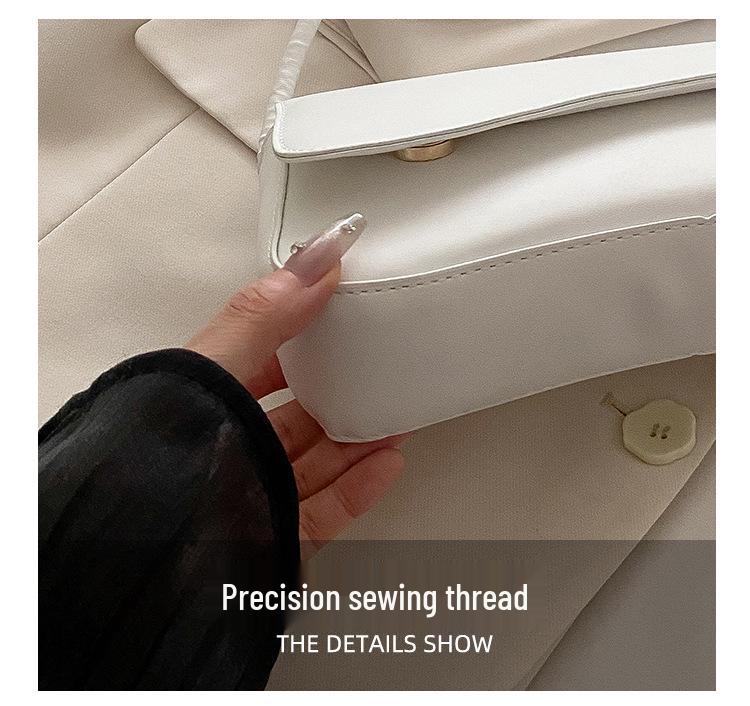 Sac à rabat bandoulière polyvalent pour femmes, nouveau style: Sac à main carré compact et élégant pour le travail et les déplacements