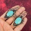 Amazonite Earring Copper Wire Wrapped Gemstone Earrings Copper Jewelry Handmade Earrings Wire Wrap Jewelry Birthstone Earrings Wedding Gifts