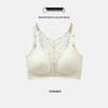 Plus Size Front Closure Wirefree Bra - Adjustable, Anti-Sagging, Side Support, Large Cup, Summer