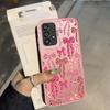 Back Phone Cover Case for Samsung Galaxy A04 A05 A56 A10 A20 A72 A03 A54 A71 A06 A07 A50 A51 A52 Leopard Print Bow