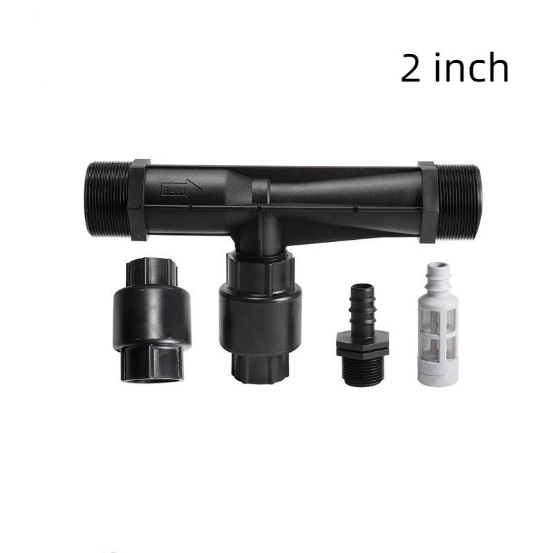 2" Inch 63 Dn50 Venturi Fertilizer Injector Garden Agriculture Irrigation Watering Device Patio Lawn Fertigation Equipment