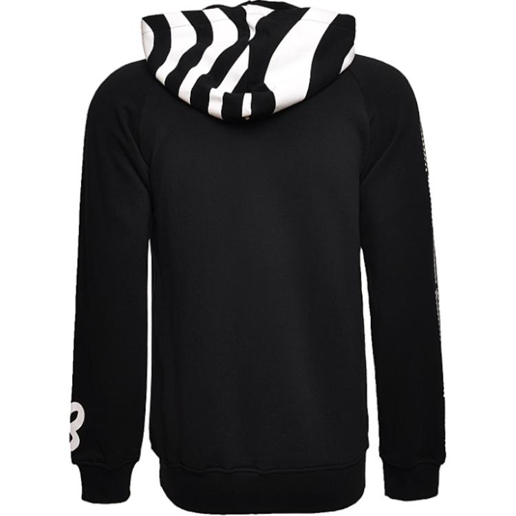 Adidas Originals Comfortable Soft Zipper Hoodie Versatile Jacket Men Jackets Black BQ0901