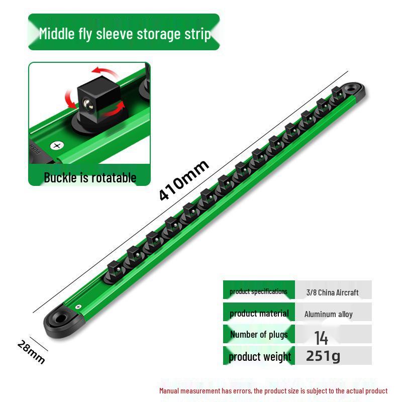 Magnetic Socket Organizer Rack: Large, Medium, Small - Fly Sockets Gadget Metal Power Strip Fixer for Hanging Storage