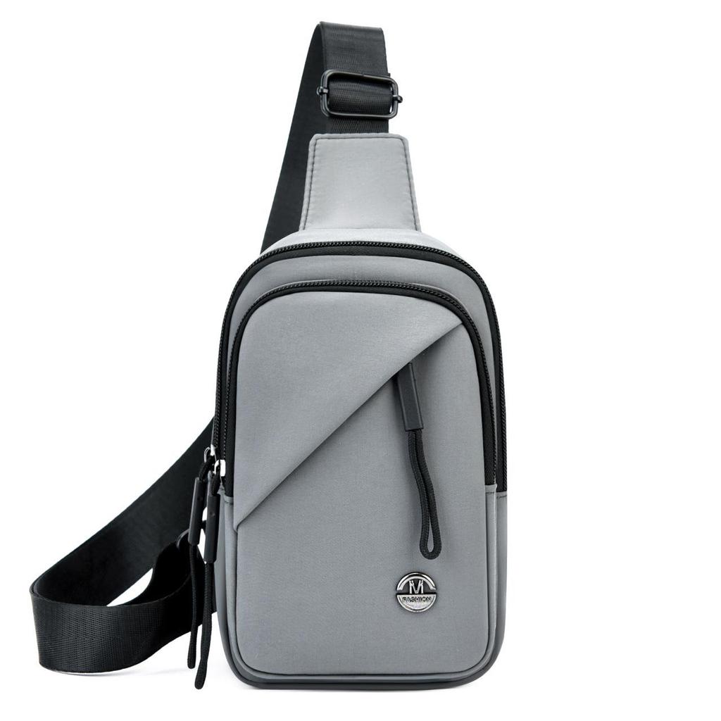 Men's Korean Style Lightweight Versatile Crossbody Bag - Wear-Resistant, Trendy, and Portable for Outdoor Cycling