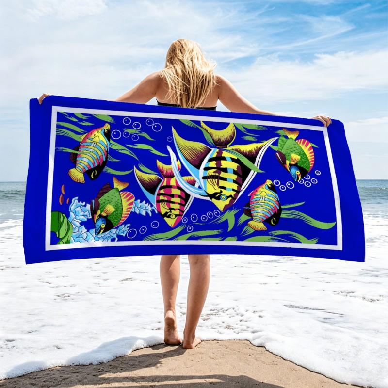 Ultra Absorbent Quick Dry Microfiber Beach Towel Pool Swim Spa Travel Lightweight Bath 70x140cm