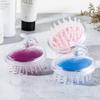 Silingfei Crystal Clear Silicone Scalp Massager Shampoo Brush