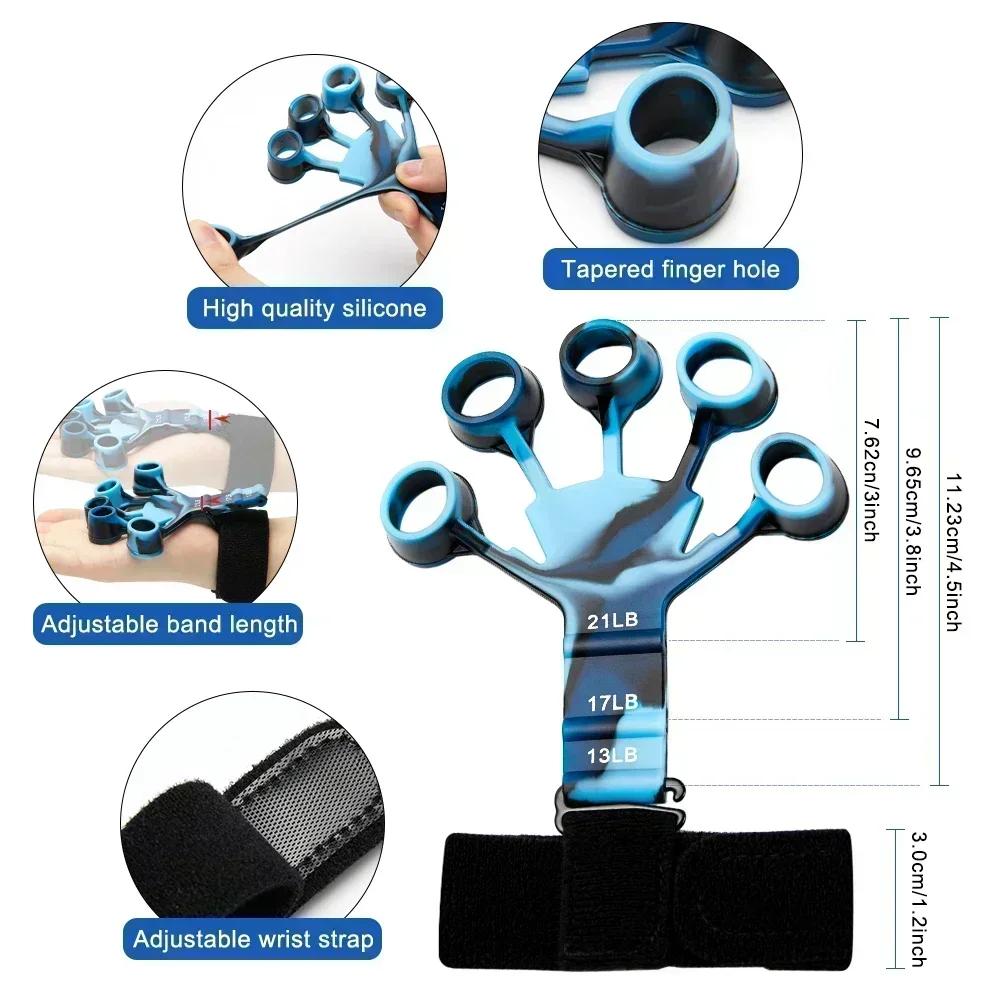 Training   Exercise 6 Resistance Hand Expander Finger Grip Sport Gym Training Accessories Trainning  Exercise Gripster Fitness
