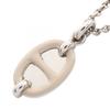 Used Chaine Dancre Mini Maillon PM Marron Glacé Necklace Stainless Steel Beige Used