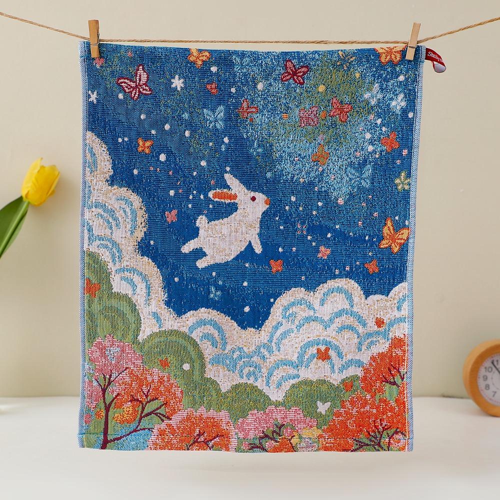 High Quality 34x40cm Large Hand Towel Quick Dry 4 Layer Cotton Gauze Kitchen Towel Decorative Tea Towel Home Restaurant