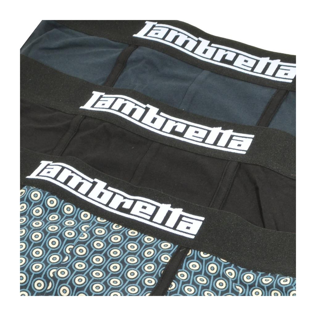 Lambretta Mens Target Boxer Shorts (Pack of 3)