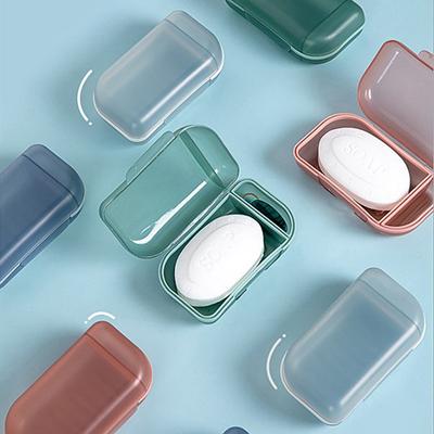 Portable Creative Soap Box Multi-Functional Storage Box Travel Sealed Soap Box