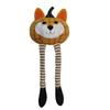 Stuffed Pumpkin Doll with Dangling Legs Thanksgiving Stuffed Toy Multiple Color Desk Home Figures Display Decorations