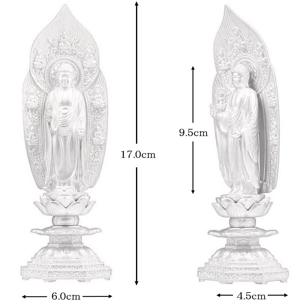 Medicine Buddha Statue, 20.5cm, Gold-plated Alloy Finish [Buddha Statue] (20.5cm)