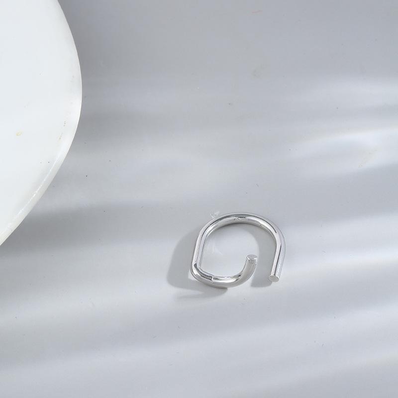 Women's French Retro Irregular Metal Open Ring - Cold Style, Versatile and Unique.