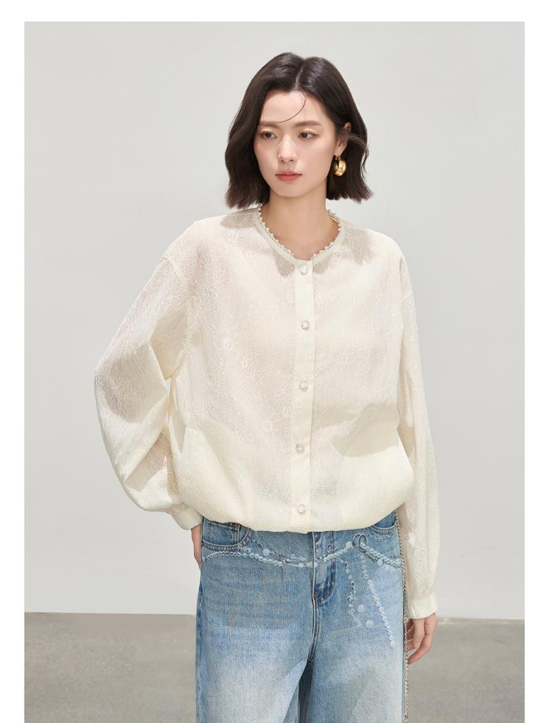 Lightweight lace jacket