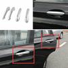 4PCS Silver Door Handle Cover Trim For BMW X3/X4/X5/X6/X7/M5/3/5/6/ G01 G02 G05 G06 G07 Puller Handles Sticker
