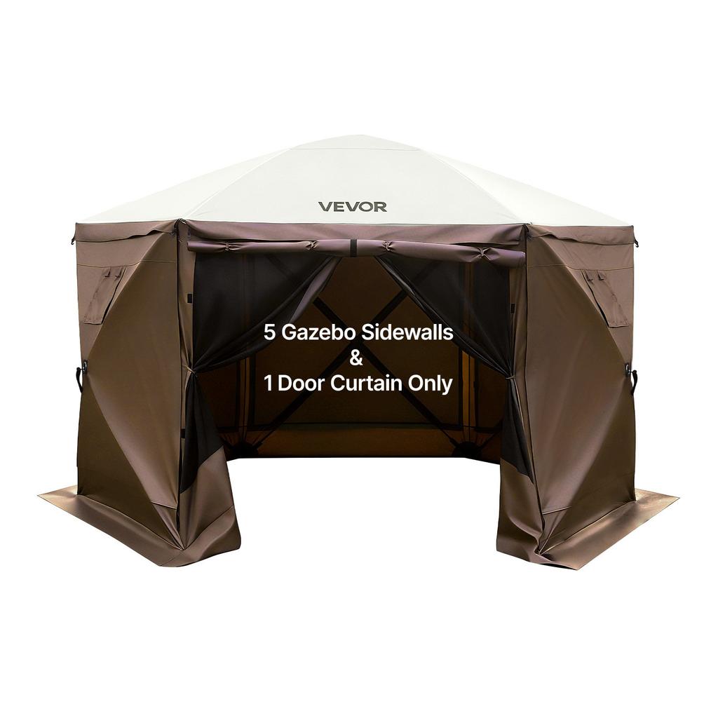 VEVOR Canopy Sidewalls, 1.73 X 1.48 M, Canopy Tent Walls with Waterproof and Sunlight Protection