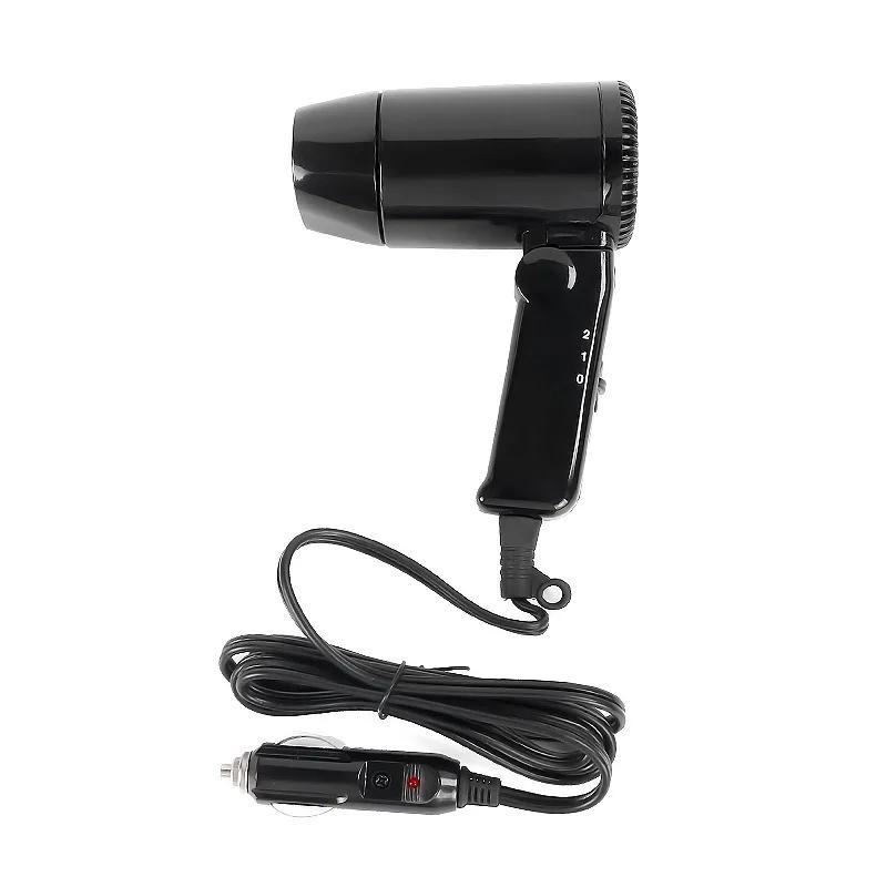 12V Car Folding Hair Dryer Portable Hair Dryer Road Trip for Convertible Travel Camper Motorhome Travel Accessories Hair Blower