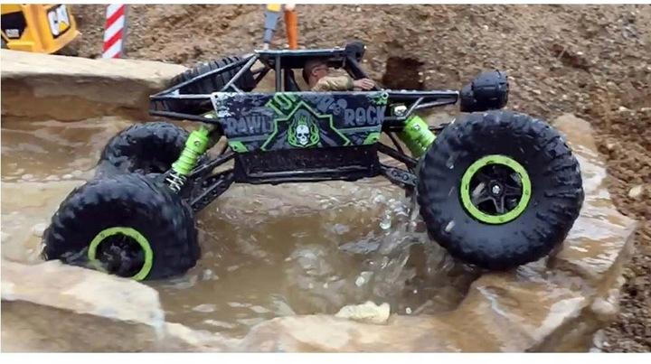 Samochód Rc Rock Crawler 4X4 Dwa Silniki Auto Terenowy