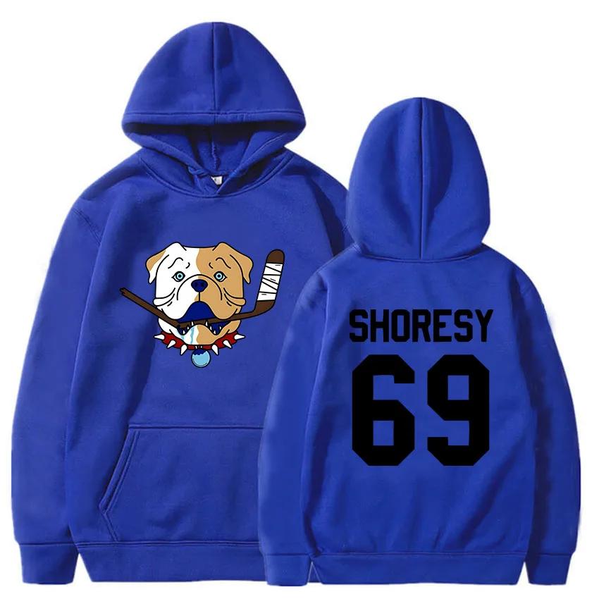 Shoresy69 Sudbury Blueberry Bulldogs Hoodies Men Streetwear Long Sleeve Casual Women Sweatshirts Cartoon Graphic Clothes Hoodie