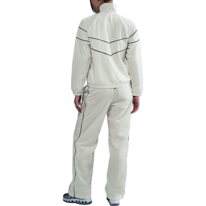 Nike Logo Stripe Zipper Loose Long Sleeve Jacket Women jackets Sail FV6305-135