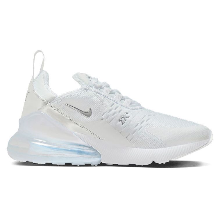Nike Air Max 270 White Pure Platinum Женские кроссовки металлик-платина DX0114-100