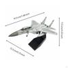 F15C Kampfflugzeugmodell im Maßstab 1:100 Hochdetailliertes Diecast-Flugzeug für Sammler,