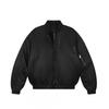 Unisex Thickened Nylon Bomber Jacket Winter Warm Oversized Casual Coat Teens Adults