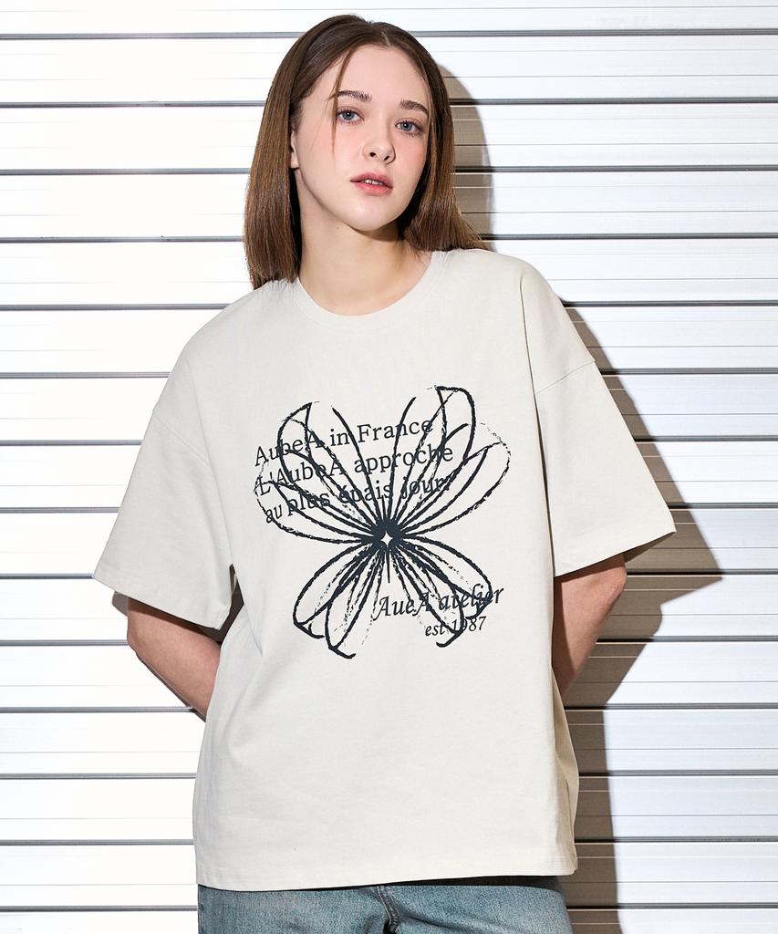 VETEZE Drawing Atelier T-Shirt (Beige)