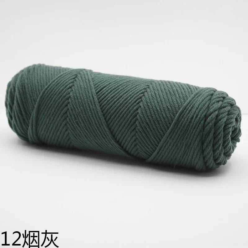 100g/Klubko Bavlněná Vlna Ručně Pletený Šátek Rukavice Čepice Silná Příze Vícebarevná Ozdoba Přírodní Materiál Měkký Materiál