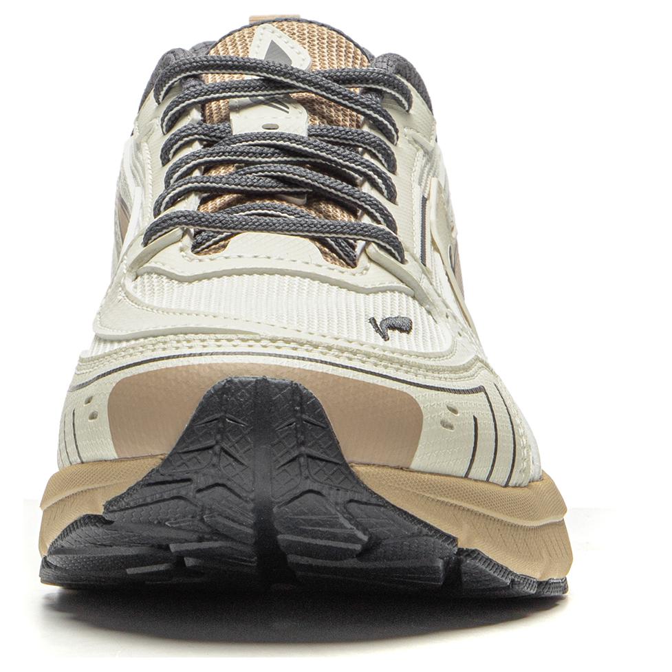 New LiNing Shake 1.5 Wear Resistant Slip Resistant Low Top Casual Running Shoes Women's Ecru ARXU014-1
