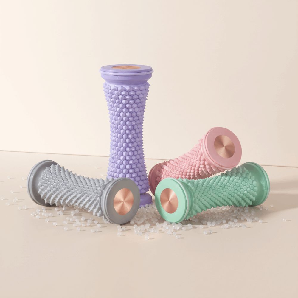 Plastic Foot Massager Manual Plantar Roller Rollers Yoga Massage Ball Muscle Relaxation