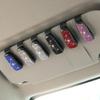 Sunglasses Clip Car Sunshade Sun Visor Portable Universal Glasses Bracelet Card Holder Decoration Accessories