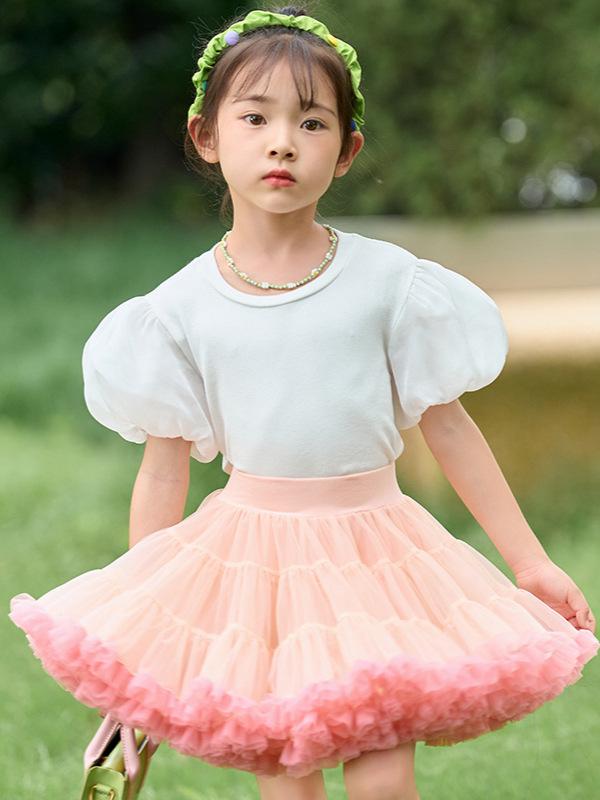 Children's Princess Mesh Tutu Dress - Soft, Puffy, Breathable Skirt for Girls