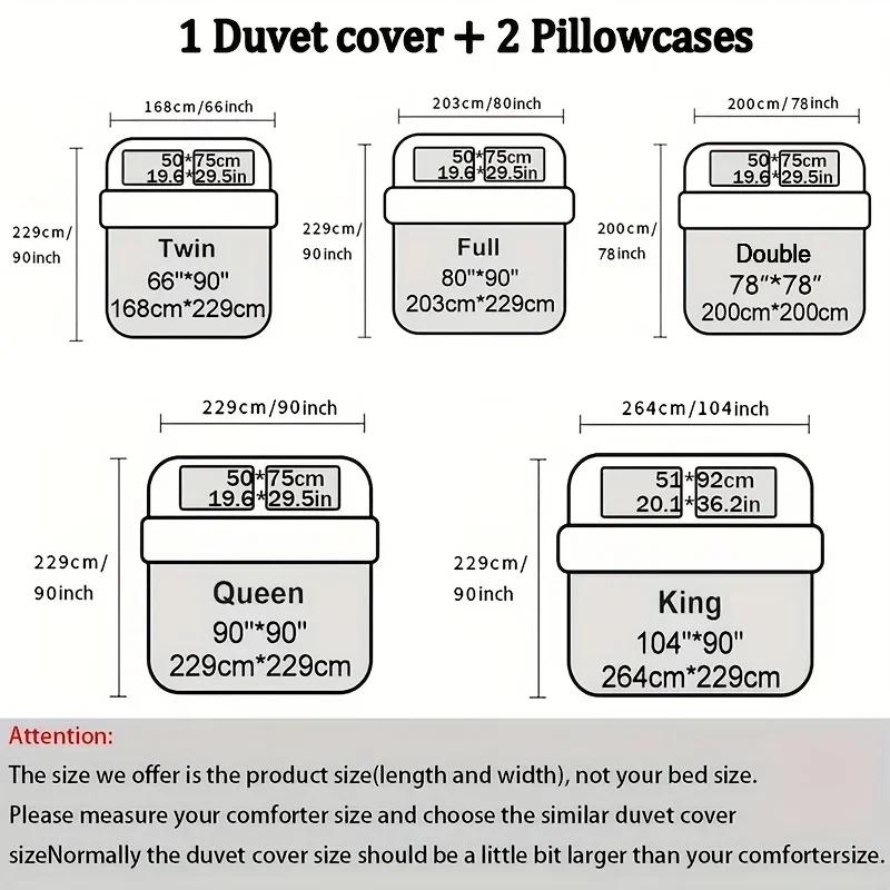 3pcs Soft Butterfly Print Duvet Cover Set for Comfortable Sleep - 3 Piece Bedding Set for Bedroom or Guest Room