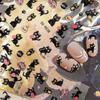 5D Cat Nail Art Stickers Black Kitten Design Self Adhesive Nail Decals for Women And Spring Summer Manicure Decor