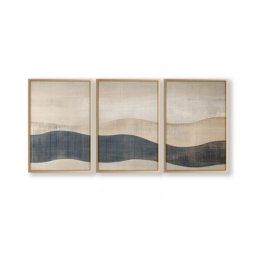 3 Piece Japandi Abstract Artpiece Abstract