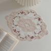 Vintage Lace Coaster Table Cloth Lace Tablecloth Embroidery Placemat Cabinet Furniture Decoration Background Photo Props