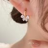 High-End Koreanische Kristall Schleifenohrringe - Einfaches und Trendiges Modeaccessoire