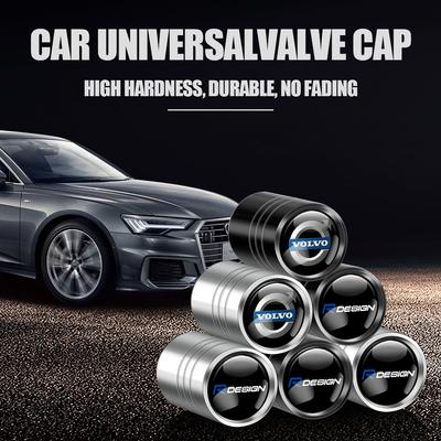 Car Styling Metal Wheel Tire Valve Air Stem Cap Covers For RDESIGN XC40 S80 T6 V90 EX30 EX90 EM90 C40 S40 S80L XC-Classic